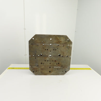 19.5" x 19.5" x 1-5/8" Thick Steel Jig Fixture Setup Workholding Plate Pallet
