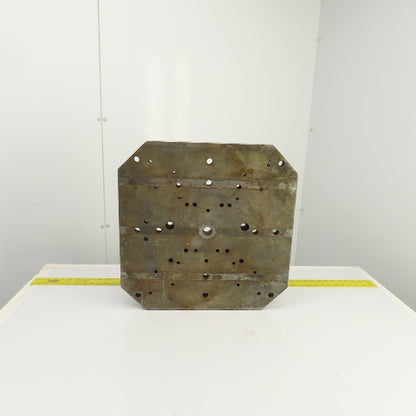 19.5" x 19.5" x 1-5/8" Thick Steel Jig Fixture Setup Workholding Plate Pallet