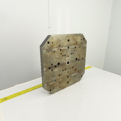 19.5" x 19.5" x 1-5/8" Thick Steel Jig Fixture Setup Workholding Plate Pallet