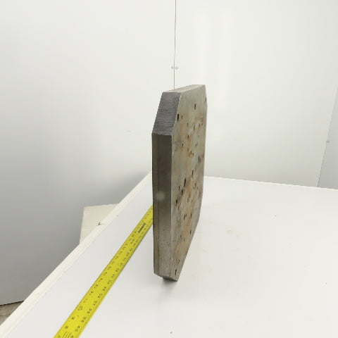 19.5" x 19.5" x 1-5/8" Thick Steel Jig Fixture Setup Workholding Plate Pallet