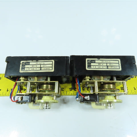 E. Dold & Sohne ZR 712T 2u Time Delay Relay 220V 1-30 Sec Lot Of 2 (No Covers)