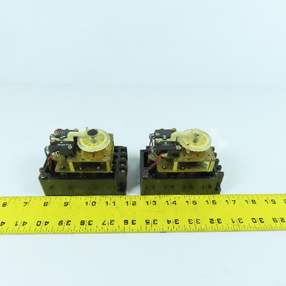 E. Dold & Sohne ZR 712T 2u Time Delay Relay 220V 1-30 Sec Lot Of 2 (No Covers)