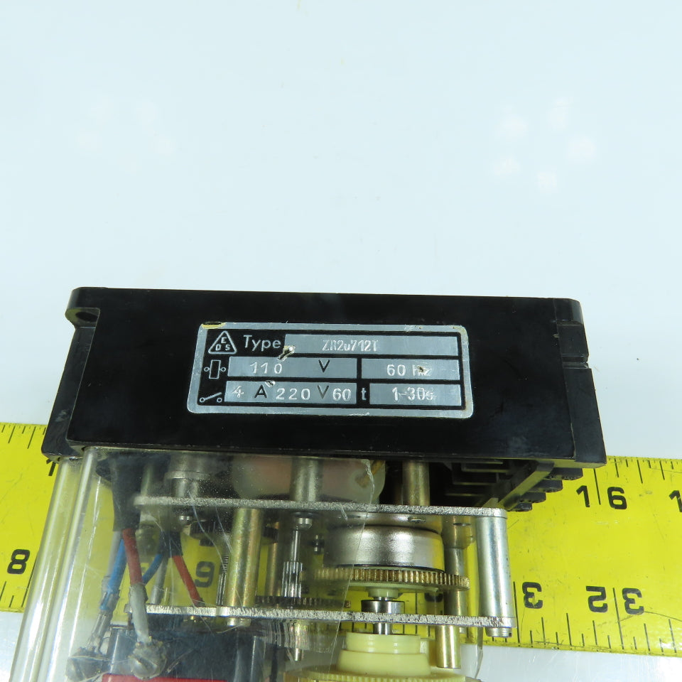 E. Dold & Sohne ZR 2u712T Time Delay Relay 220V 1-30 Sec (No Cover)