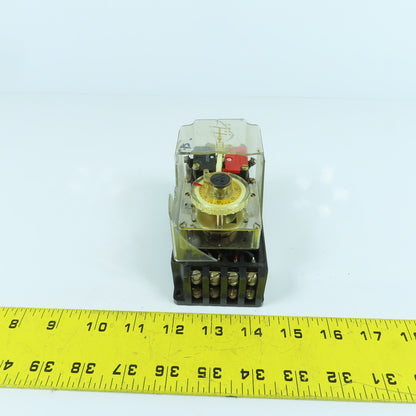 E. Dold & Sohne ZR 2u712T Time Delay Relay 220V 1-30 Sec (No Cover)