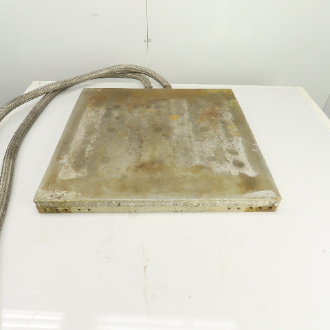 24" x 24" Liquid Heated Aluminum Platen Heat Press Plate Molding 70" Hoses 3/4"