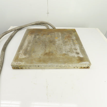 24" x 24" Liquid Heated Aluminum Platen Heat Press Plate Molding 70" Hoses 3/4"