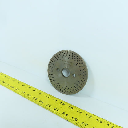 Bridgeport No. 1 5-1/2" OD Dividing Head Indexer Hole Plate 1-1/8" Bore