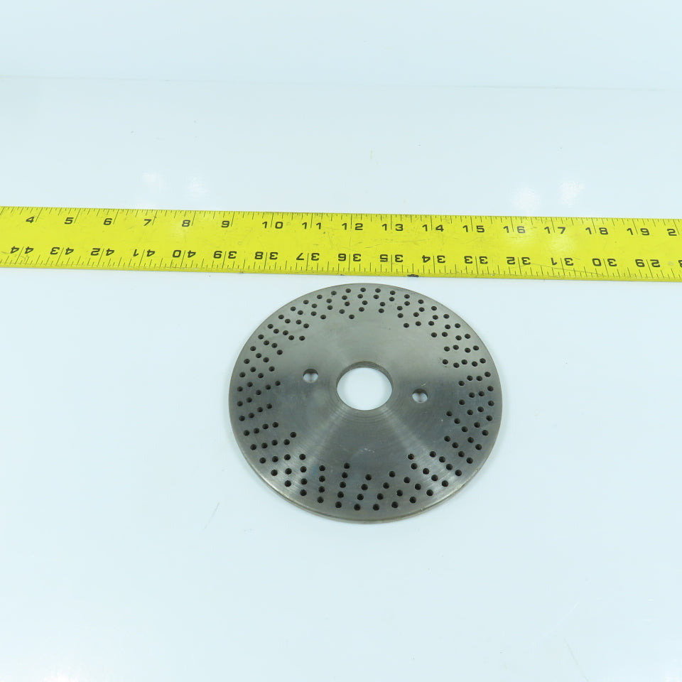 Bridgeport No. 1 5-1/2" OD Dividing Head Indexer Hole Plate 1-1/8" Bore