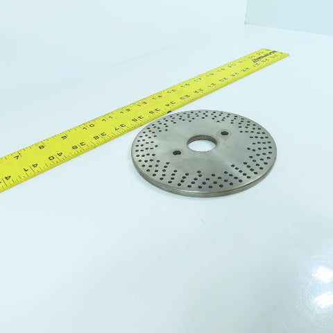 Bridgeport No. 1 5-1/2" OD Dividing Head Indexer Hole Plate 1-1/8" Bore