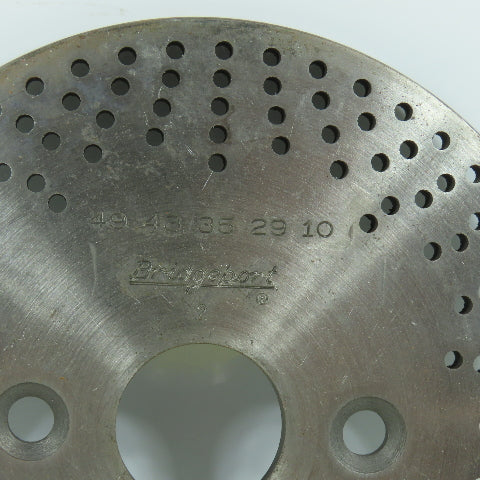 Bridgeport No. 2 5-1/2" OD Dividing Head Indexer Hole Plate 1-1/8" Bore