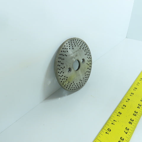 Bridgeport No. 2 5-1/2" OD Dividing Head Indexer Hole Plate 1-1/8" Bore