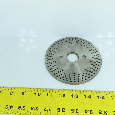 Bridgeport No. 2 5-1/2" OD Dividing Head Indexer Hole Plate 1-1/8" Bore