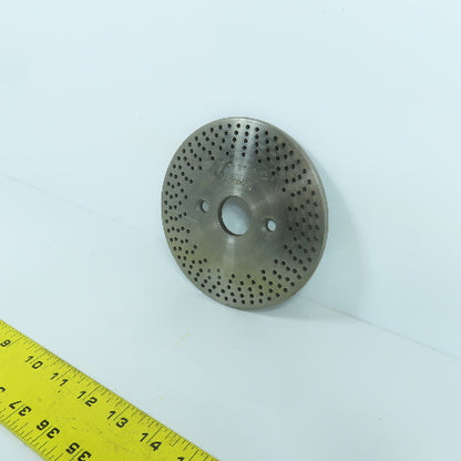 Bridgeport No. 3 5-1/2" OD Dividing Head Indexer Hole Plate 1-1/8" Bore