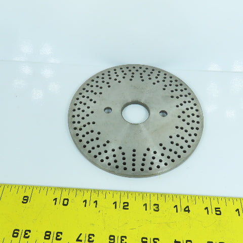Bridgeport No. 3 5-1/2" OD Dividing Head Indexer Hole Plate 1-1/8" Bore