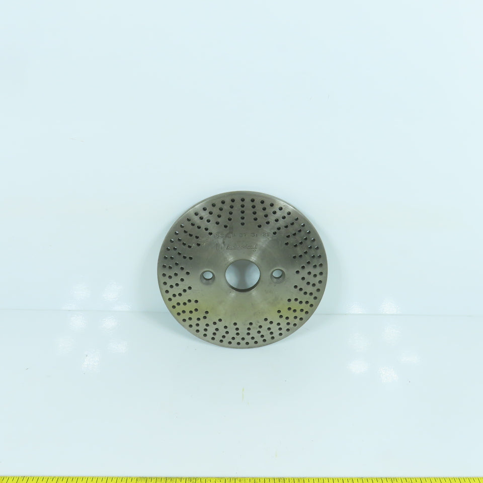 Bridgeport No. 3 5-1/2" OD Dividing Head Indexer Hole Plate 1-1/8" Bore