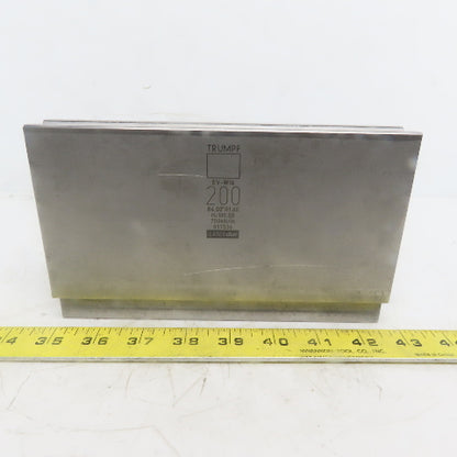 Trumpf 857536 EV-W16 Brake Press Die 84° 200mm Wide R1.60 H=100mm Laser dur