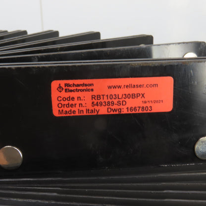 Richardson Trumpf RBT103L/30BPX L3030 Laser Beam Accordion Bellows