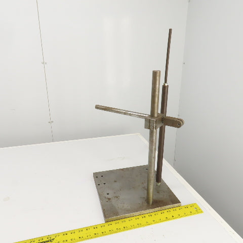 Dual Post Inspection Stand Dial Indicator Holder 12"x12" Steel Base 19.75" Post