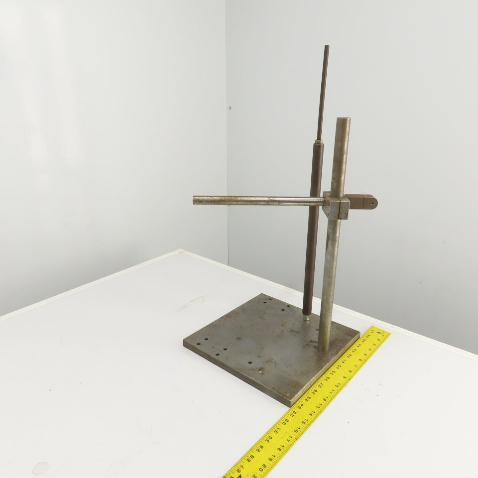 Dual Post Inspection Stand Dial Indicator Holder 12"x12" Steel Base 19.75" Post