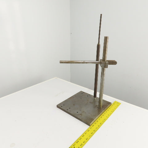 Dual Post Inspection Stand Dial Indicator Holder 12"x12" Steel Base 19.75" Post