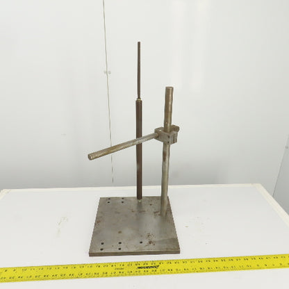 Dual Post Inspection Stand Dial Indicator Holder 12"x12" Steel Base 19.75" Post