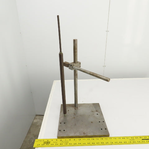 Dual Post Inspection Stand Dial Indicator Holder 12"x12" Steel Base 19.75" Post