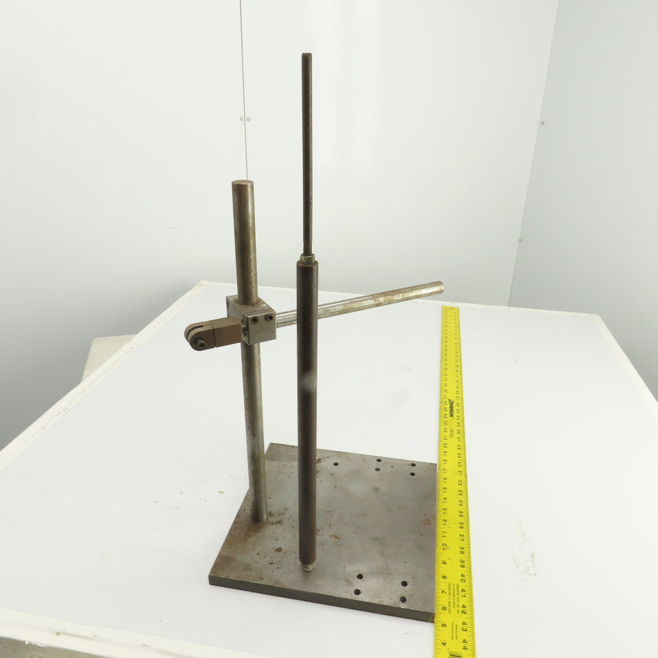 Dual Post Inspection Stand Dial Indicator Holder 12"x12" Steel Base 19.75" Post