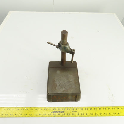 Inspection Comparator Stand Indicator Holder 7" x 9" Base 17" H x 1-1/4" Post