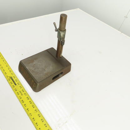 Inspection Comparator Stand Indicator Holder 7" x 9" Base 17" H x 1-1/4" Post
