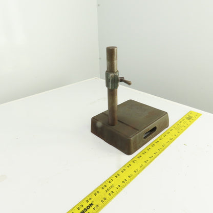 Inspection Comparator Stand Indicator Holder 7" x 9" Base 17" H x 1-1/4" Post