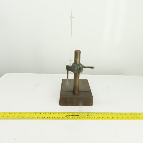 Inspection Comparator Stand Indicator Holder 7" x 9" Base 17" H x 1-1/4" Post