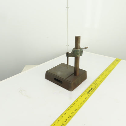 Inspection Comparator Stand Indicator Holder 7" x 9" Base 17" H x 1-1/4" Post