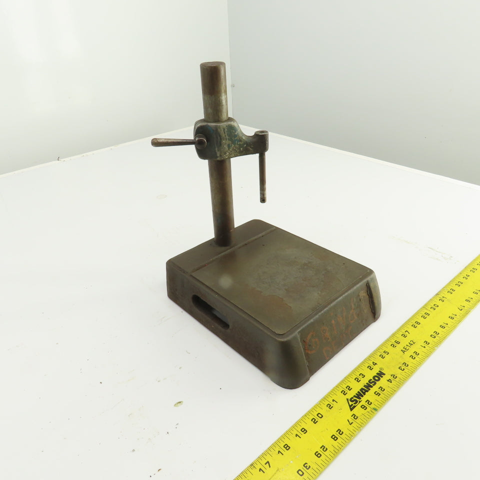 Inspection Comparator Stand Indicator Holder 7" x 9" Base 17" H x 1-1/4" Post