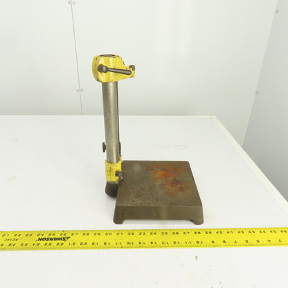 Inspection Comparator Stand Indicator Holder 8" x 8" Base 12.5" H x 1-1/4" Post