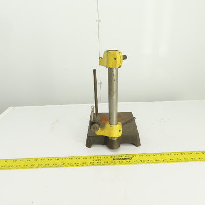 Inspection Comparator Stand Indicator Holder 8" x 8" Base 12.5" H x 1-1/4" Post