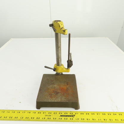Inspection Comparator Stand Indicator Holder 8" x 8" Base 12.5" H x 1-1/4" Post