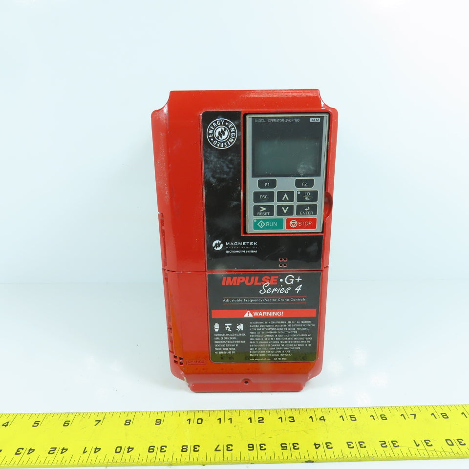Yaskawa CIMR-AU4A0011AAA Rev E Impulse AC Drive 11.1/9.2A Output 380-480V In