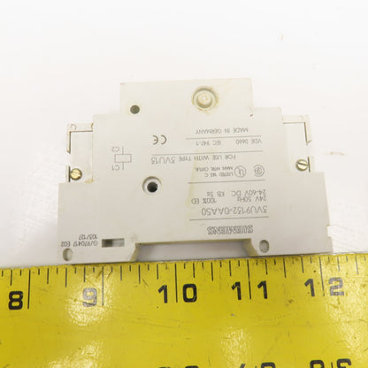 Siemens 3VU9132-0AA50 24V 50Hz Shut Release For 3VU13/16 Motor Control