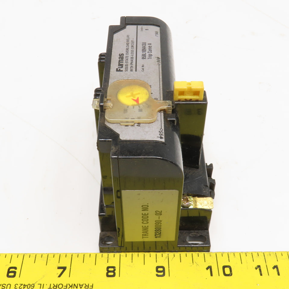 Furnas 958L109443U 600VAC 3Ph Solid State Overload Phase Loss Relay 50-100A