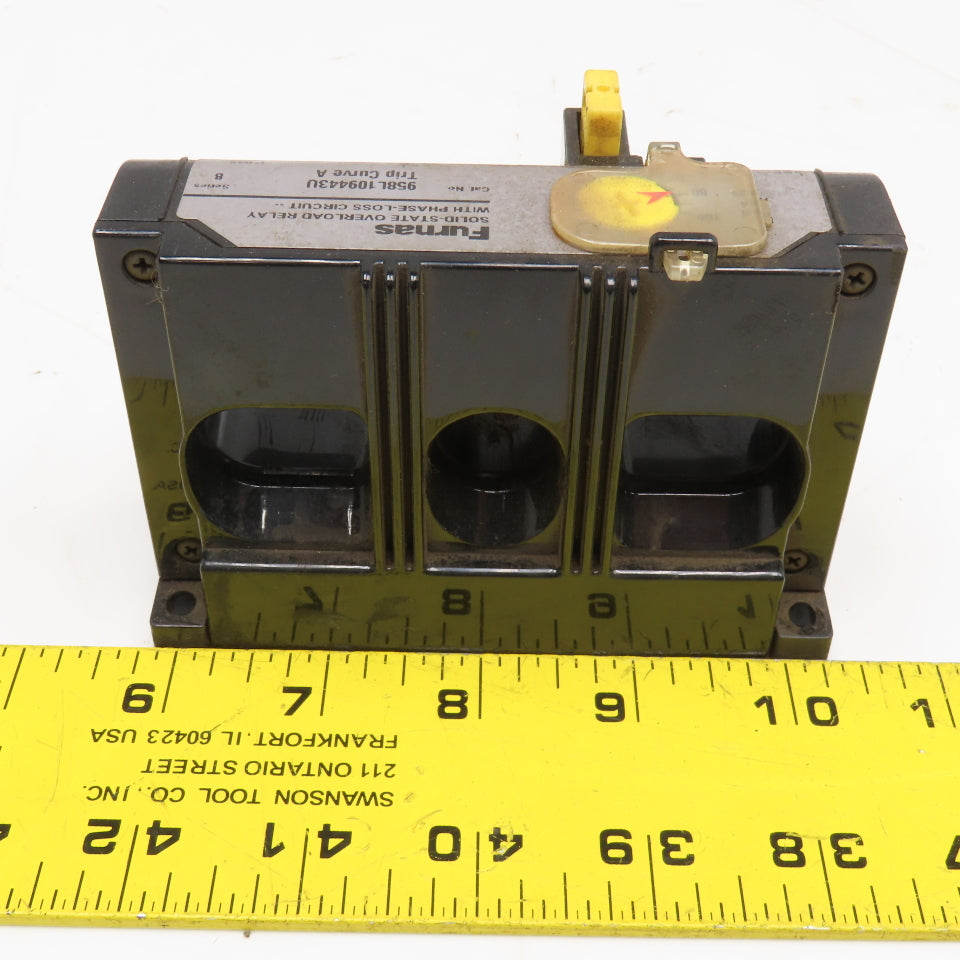 Furnas 958L109443U 600VAC 3Ph Solid State Overload Phase Loss Relay 50-100A
