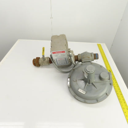 Honeywell V4055D 1019 120V G-LP Gas Valve Actuator W/ Sensus 243-12 Regulator