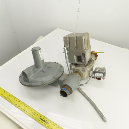Honeywell V4055D 1019 120V G-LP Gas Valve Actuator W/ Sensus 243-12 Regulator