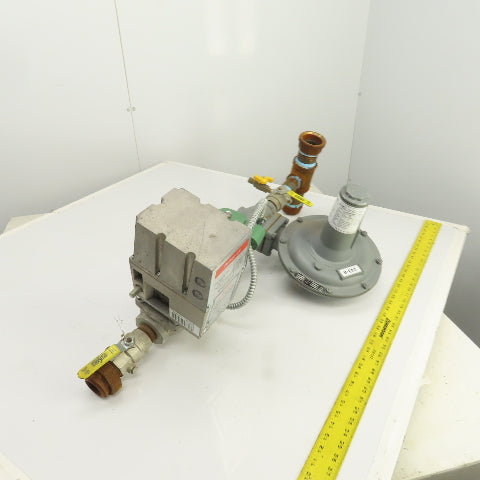 Honeywell V4055A 1098 120V G-LP Gas Valve Actuator W/ Sensus 243-8-2 Regulator