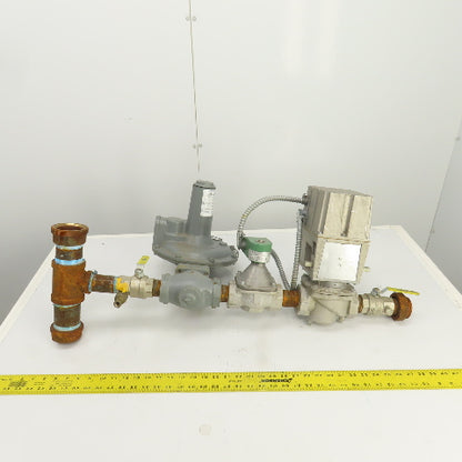 Honeywell V4055A 1098 120V G-LP Gas Valve Actuator W/ Sensus 243-8-2 Regulator