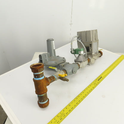 Honeywell V4055A 1098 120V G-LP Gas Valve Actuator W/ Sensus 243-8-2 Regulator