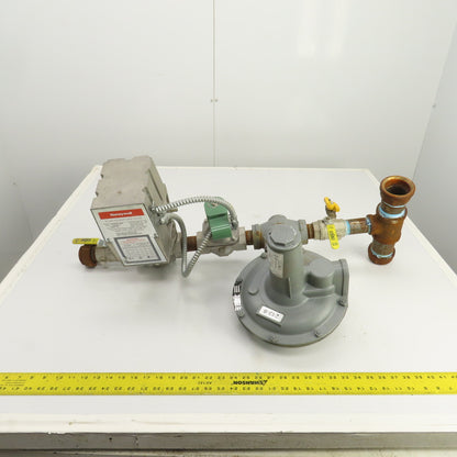 Honeywell V4055A 1098 120V G-LP Gas Valve Actuator W/ Sensus 243-8-2 Regulator