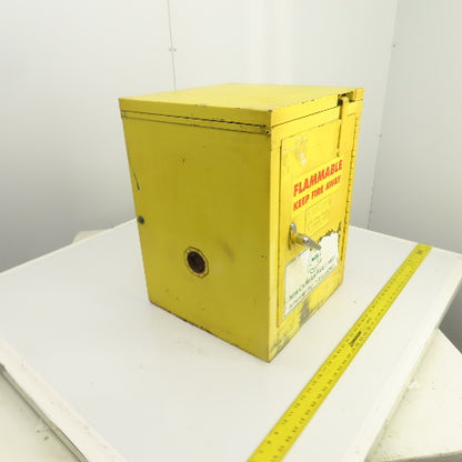 Se-Cur-All 1-Shelf 4 Gallon Flammable Storage Cabinet 17 x 17 x 23 (Bad Handle)
