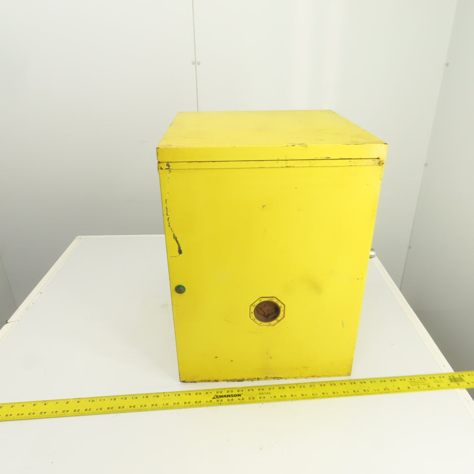 Se-Cur-All 1-Shelf 4 Gallon Flammable Storage Cabinet 17 x 17 x 23 (Bad Handle)