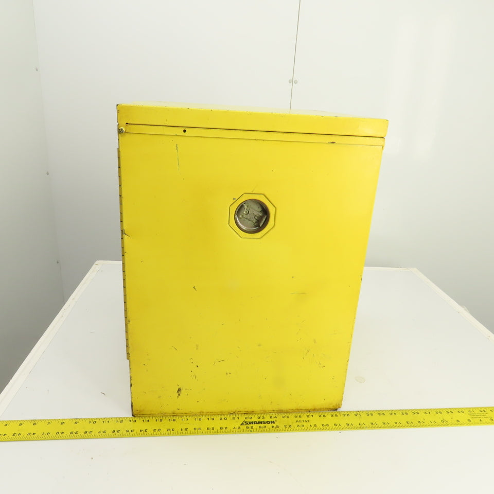 Se-Cur-All 1-Shelf 4 Gallon Flammable Storage Cabinet 17 x 17 x 23 (Bad Handle)