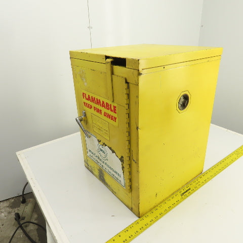 Se-Cur-All 1-Shelf 4 Gallon Flammable Storage Cabinet 17 x 17 x 23 (Bad Handle)